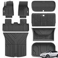 3W Floor Mats / Trunk Mat for Tesla Model Y Juniper 2025-2027 (Not Fit Model Y Standard Range) Thorex™ All Weather Protection
