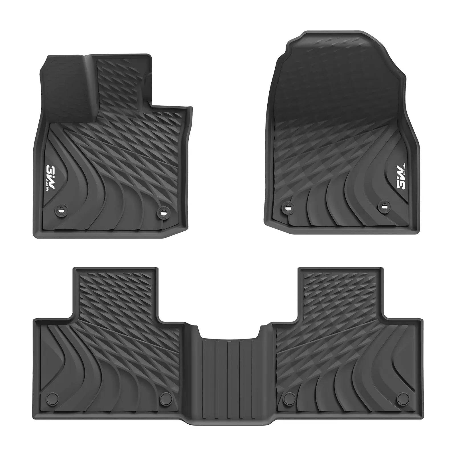 3W Lexus RX 2023-2025 RX/RX350/RX350h/RX500h (Not for RX450h+ PHEV) Custom Floor Mats Trunk Mats Set Thorex™ All-Weather Protection