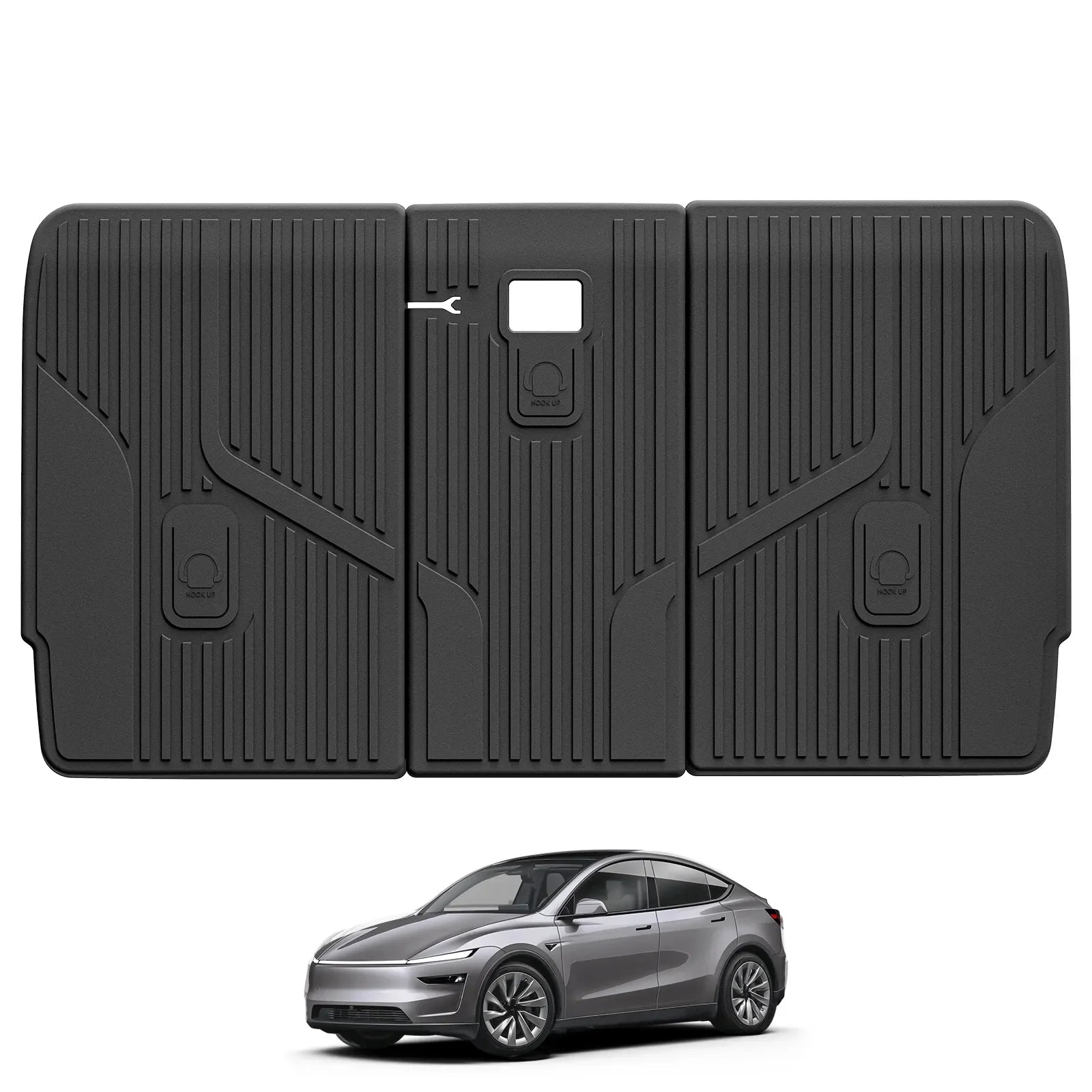 3W Seat Back Protector for Tesla Model Y Juniper 2025-2026  All Weather Protection TPE Back Seat Cover