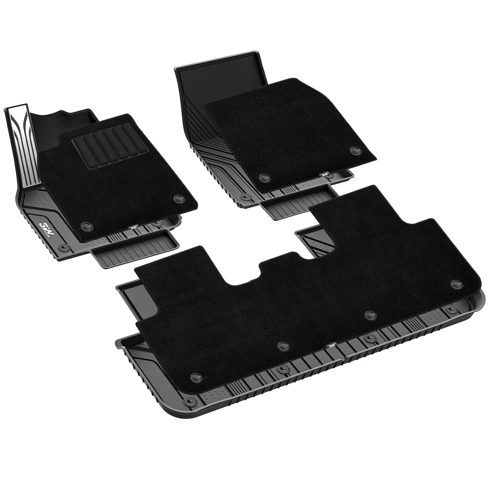 3W Floor Mats / Trunk Mat for Tesla Model Y Juniper 2025-2026 Thorex™ All Weather Protection - 3Wliners