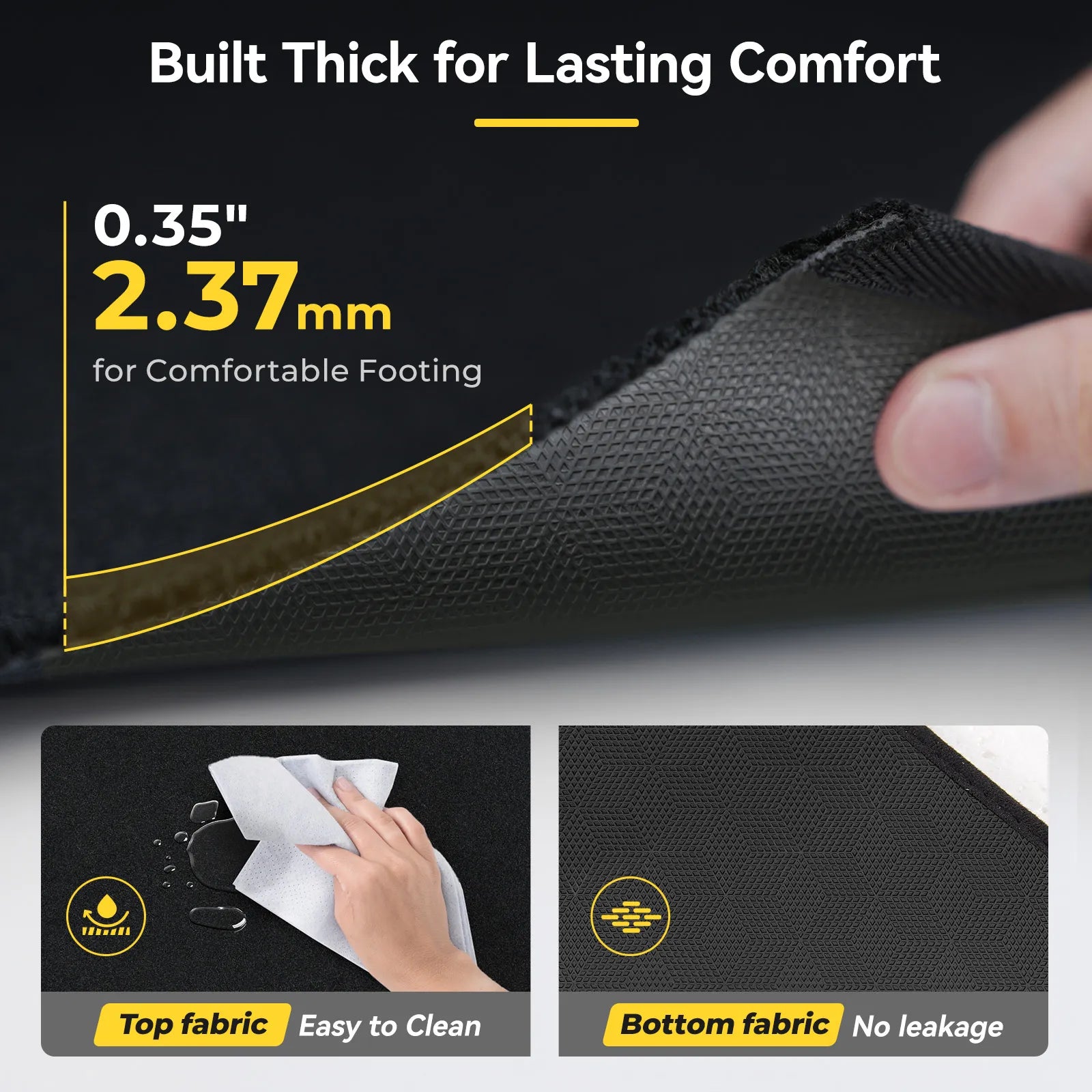 3W Floor Mats / Trunk Mat for Tesla Model Y Juniper 2025-2026 Thorex™ All Weather Protection - 3Wliners