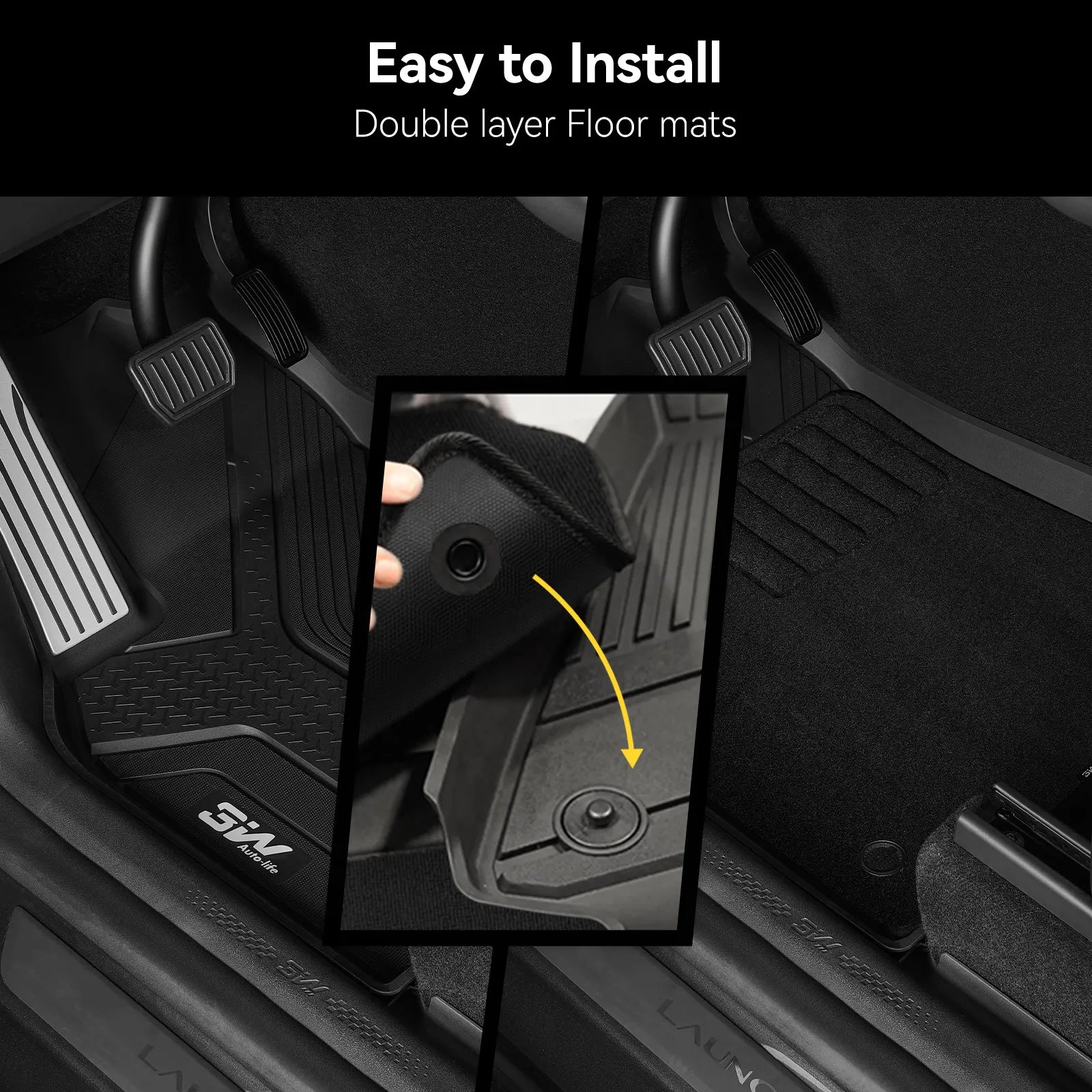 3W Floor Mats / Trunk Mat for Tesla Model Y Juniper 2025-2026 Thorex™ All Weather Protection - 3Wliners