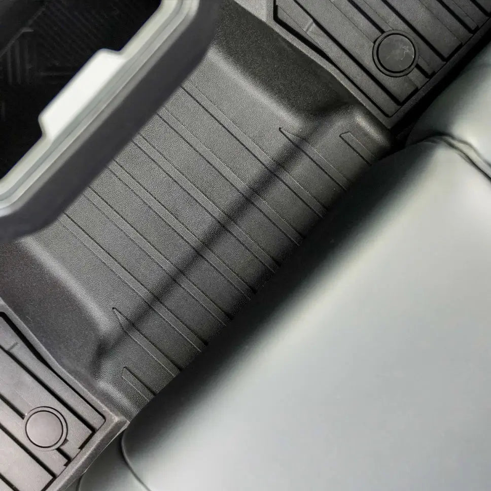 3W Custom Floor Mats Fit Toyota Tacoma Hybrid 2024-2025 (Double Cab) TPE All Weather Custom Fit  3Wliners