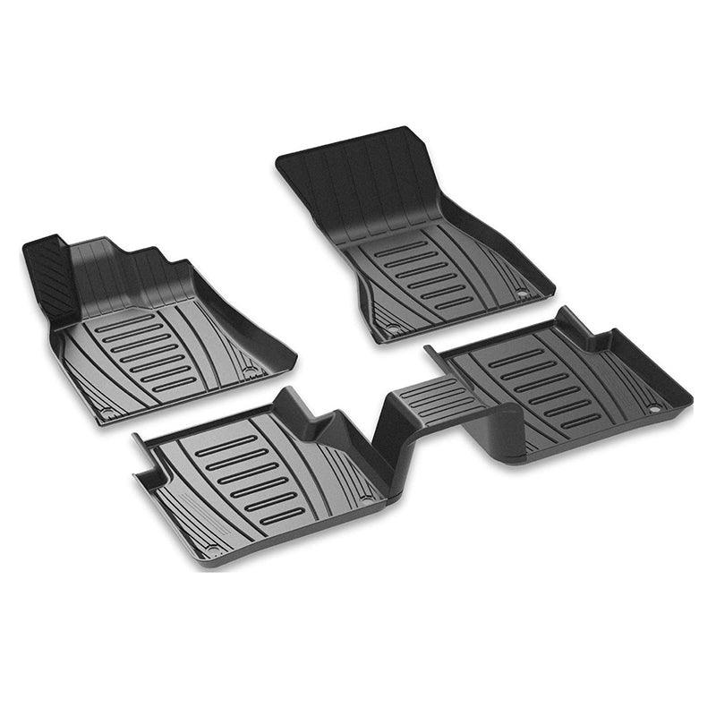 3W Audi Q5 2009-2017 Custom Floor Mats TPE Material & All-Weather Protection Vehicles & Parts 3Wliners 2009-2017 Q5 2009-2017 1st&2nd Row Mats