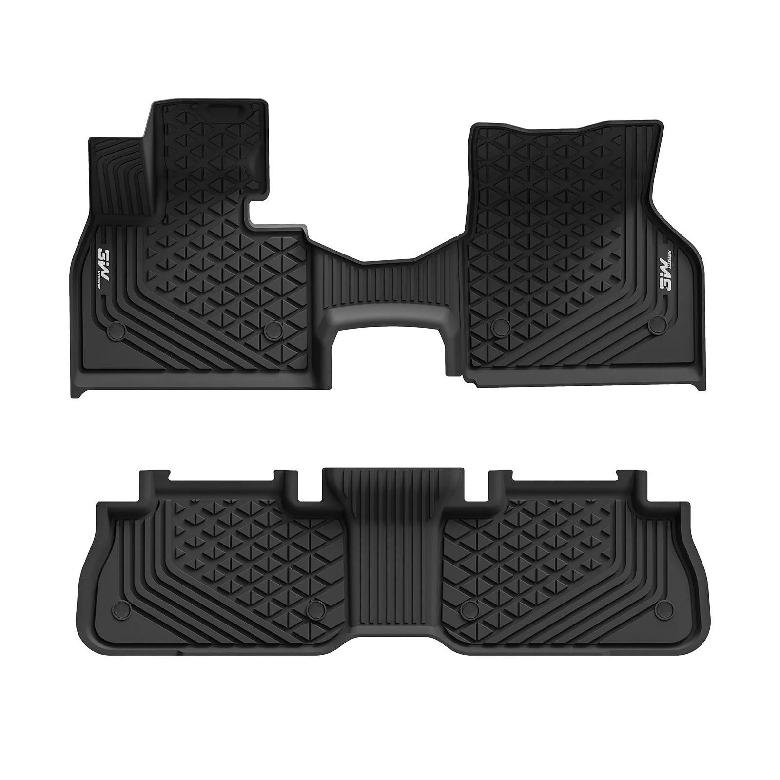 3W BMW iX 2022-2025 Custom Floor Mats / Trunk Mats TPE Material & All-Weather Protection Vehicles & Parts 3Wliners 2022-2025 iX 2022-2025 1st&2nd Row Mats
