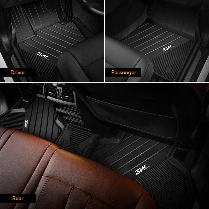 3W BMW X3 2011-2017 Custom Floor Mats TPE Material & All-Weather Protection Vehicles & Parts 3Wliners   