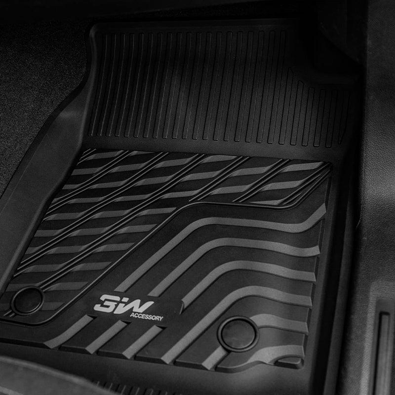 3W Chevy / Chevrolet Colorado Crew Cab / GMC Canyon Crew Cab 2015-2022 Custom Floor Mats TPE Material & All-Weather Protection Vehicles & Parts 3Wliners   