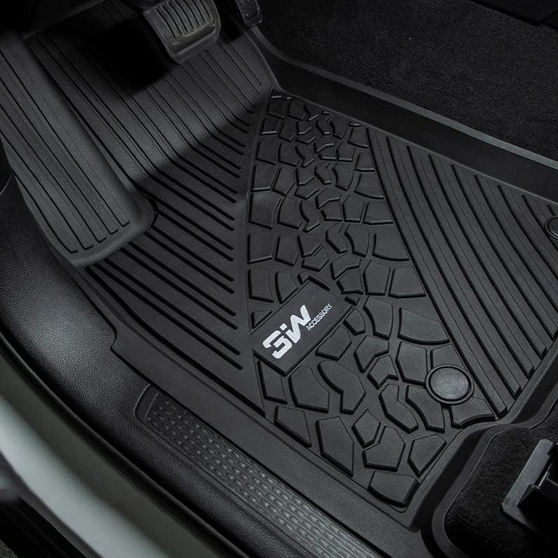 3W Floor Mats Jeep Grand Cherokee 2016-2021 / Grand Cherokee WK 2022-2023 (Non L) Custom Cargo Liner TPE Material & All-Weather Protection Vehicles & Parts 3Wliners   