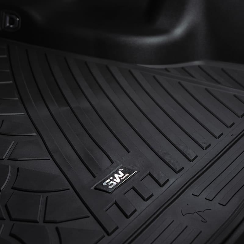 3W Floor Mats Jeep Grand Cherokee 2016-2021 / Grand Cherokee WK 2022-2023 (Non L) Custom Cargo Liner TPE Material & All-Weather Protection Vehicles & Parts 3Wliners   