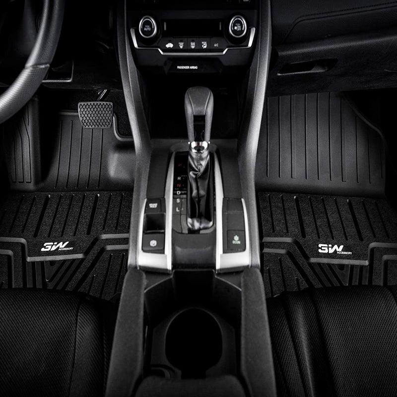 3W Honda Civic 2022-2024 (Non Hatchback) Custom Floor Mats Cargo Liner TPE Material & All-Weather Protection Vehicles & Parts 3Wliners   