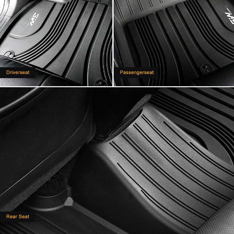 3W Hyundai Sonata 2020-2023 (Only for FWD Models) Custom Floor Mats TPE Material & All-Weather Protection Vehicles & Parts 3Wliners   