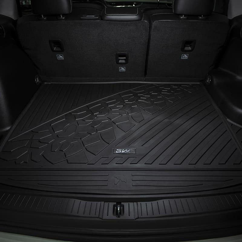 T TGBROS Custom Fit All-Weather Cargo Mat, TPE, Black For 2023 2024
