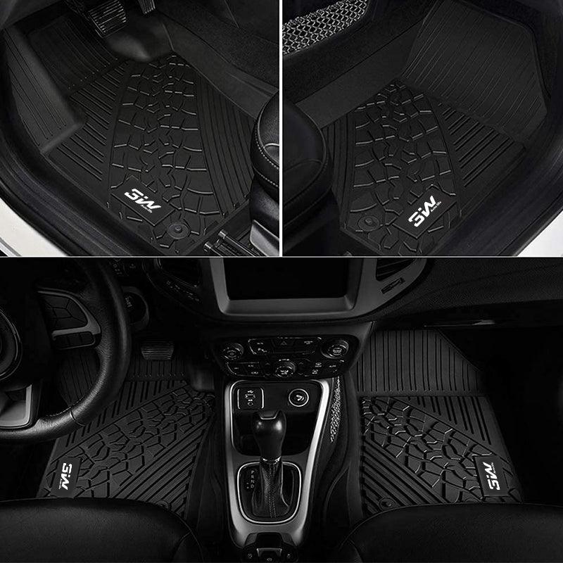 3W Jeep Wrangler 4XE Custom Floor Mats 2021-2024 Hybrid 4 Door TPE Material & All-Weather Protection Vehicles & Parts 3Wliners   