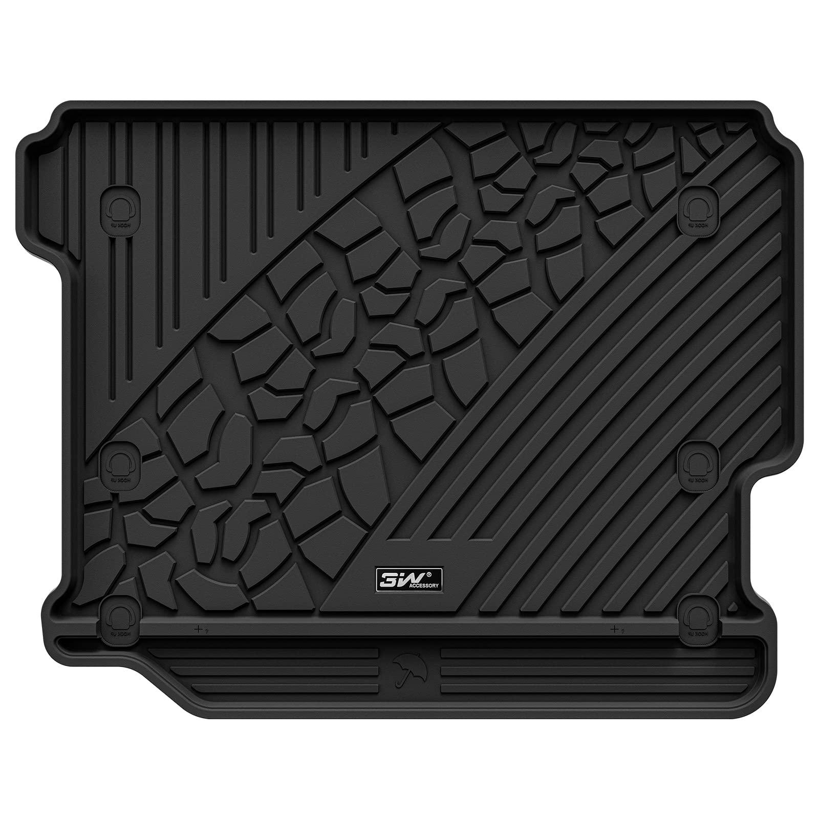3W Jeep Wrangler JLU Custom Floor Mats or Trunk Mat 2018-2024 Unlimited 4-Door TPE Material & All-Weather Protection Vehicles & Parts 3Wliners   