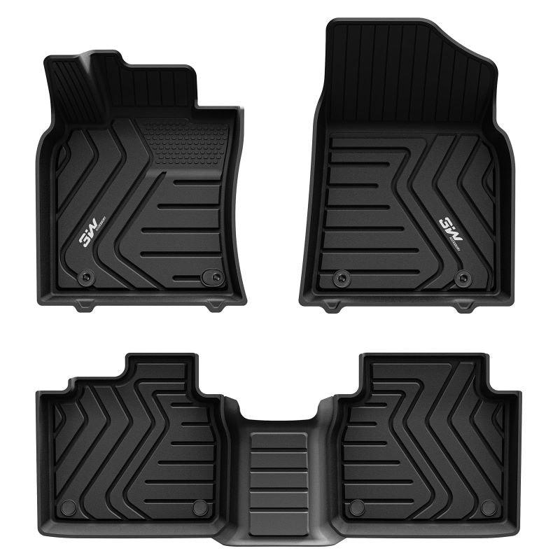 3W LEXUS ES 2019-2024 ES350 ES300h Custom Floor Mats TPE Material & All-Weather Protection Vehicles & Parts 3Wliners 2019-2024 ES 2019-2024 1st&2nd Row Mats
