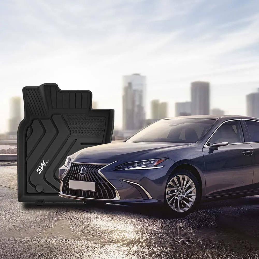 3W LEXUS ES 2019-2024 ES350 ES300h Custom Floor Mats TPE Material & All-Weather Protection Vehicles & Parts 3Wliners   