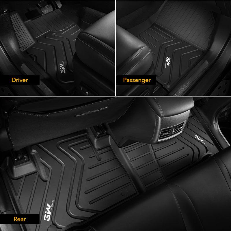 3W LEXUS NX 2015-2021 (NX200t/NX300/NX300h) Custom Floor Mats TPE Material & All-Weather Protection Vehicles & Parts 3Wliners   