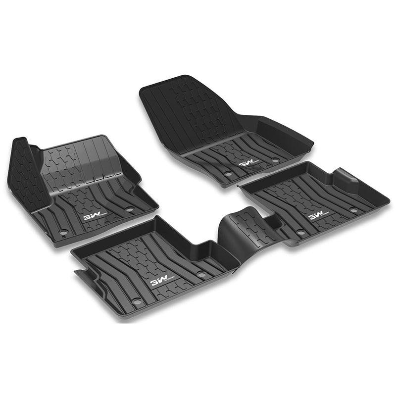 3W Lincoln MKC 2015-2019 Custom Floor Mats TPE Material & All-Weather Protection Vehicles & Parts 3Wliners 2015-2019 MKC 2015-2019 1st&2nd Row Mats