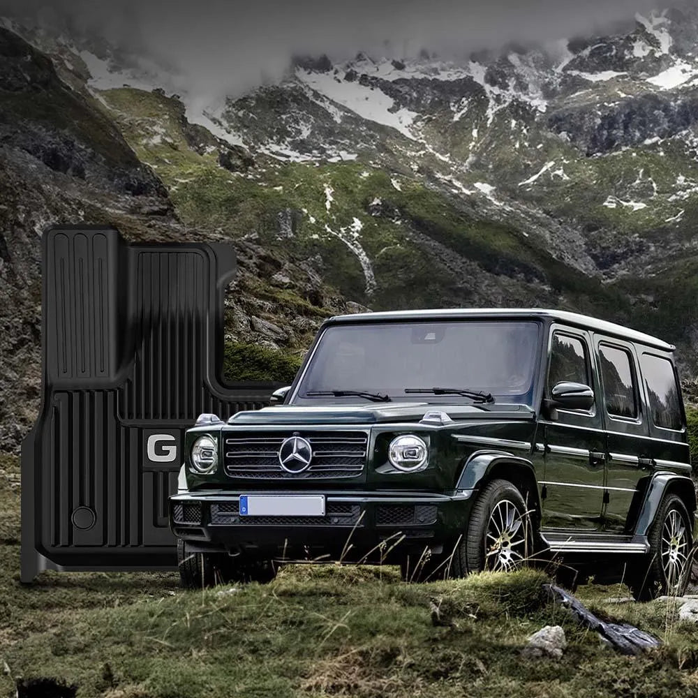 3W Mercedes-Benz G-Class 2019-2024 Custom Floor Mats / Trunk Mat TPE Material & All-Weather Protection Vehicles & Parts 3Wliners   