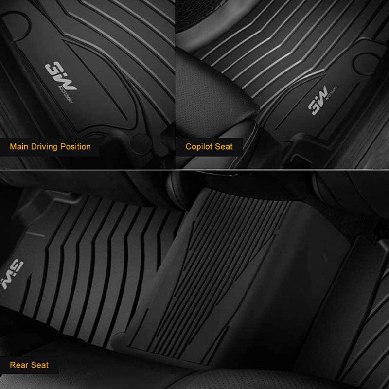 3W Mercedes-Benz GLC 2016-2022 Custom Floor Mats / Trunk Mat TPE Material & All-Weather Protection Vehicles & Parts 3Wliners   