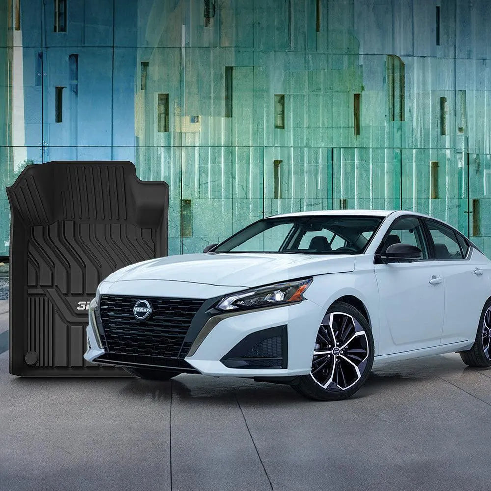 3W Nissan Altima 2019-2024 Custom Floor Mats TPE Material & All-Weather Protection Vehicles & Parts 3Wliners   