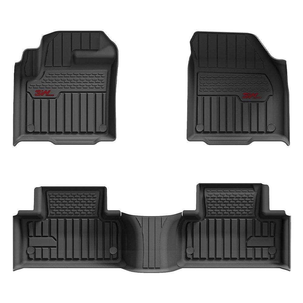3W Range Rover Evoque 2020-2024 Custom Floor Mats TPE Material & All-Weather Protection Vehicles & Parts 3Wliners 2020-2024 Evoque 2020-2024 1st&2nd Row Mats