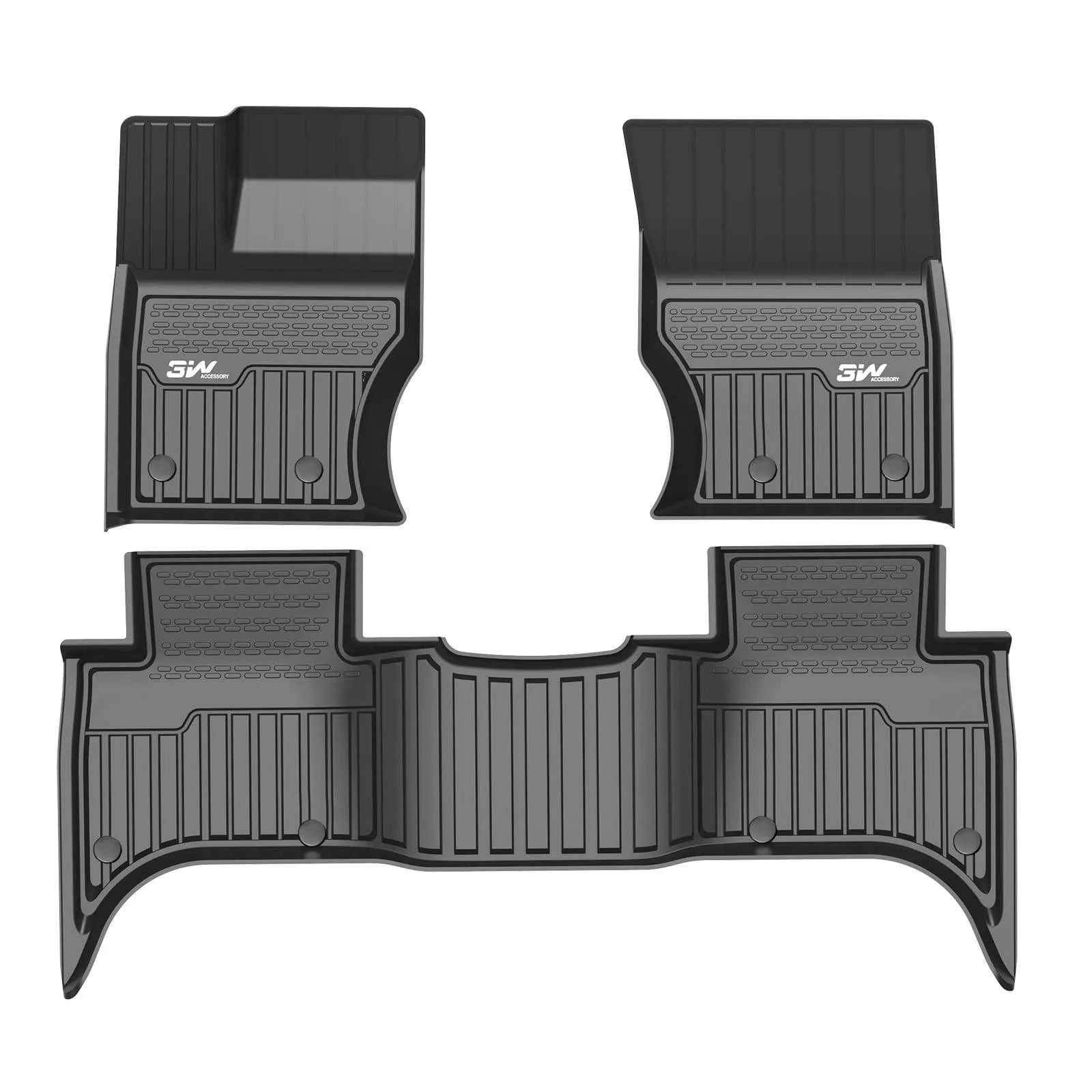 3W Range Rover Sport 2014-2022 Custom Floor Mats TPE Material & All-Weather Protection Vehicles & Parts 3Wliners 2014-2022 Sport 2014-2022 1st&2nd Row Mats