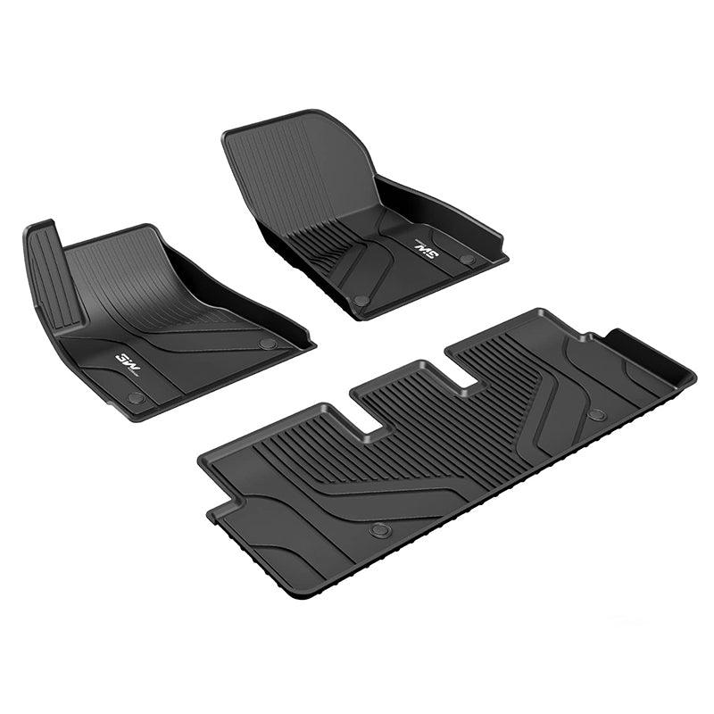 3W Tesla Model 3 2021-2023 Custom Floor Mats / Trunk Mats TPE Material & All-Weather Protection Vehicles & Parts 3Wliners   