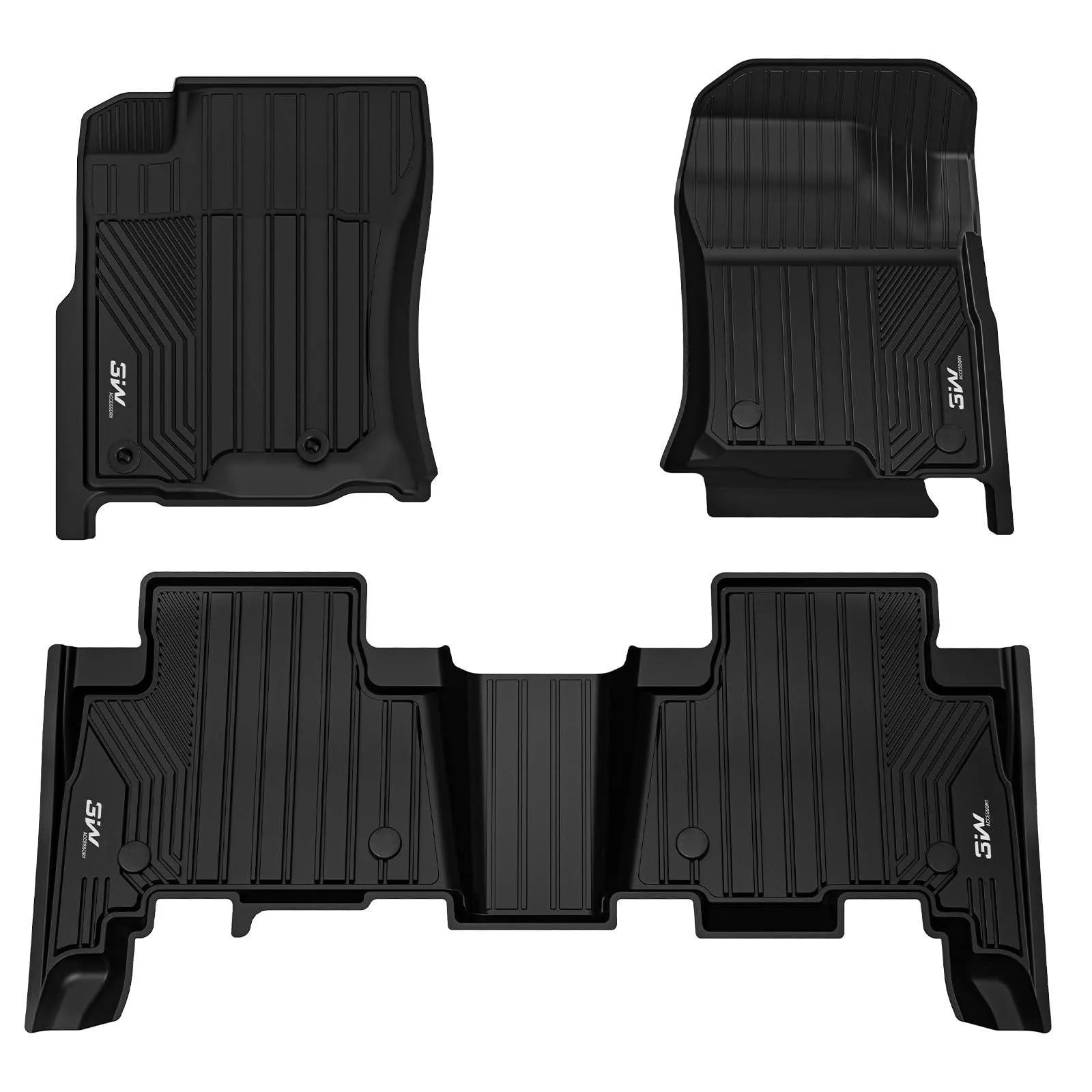 2013-2024 TOYOTA 4RUNNER TRD PRO ALL WEATHER FLOOR LINERS / RUBBER FLOOR MATS 2013-2024 TOYOTA 4RUNNER TRD PRO ALL WEATHER FLOOR LINERS / RUBBER FLOOR MATS