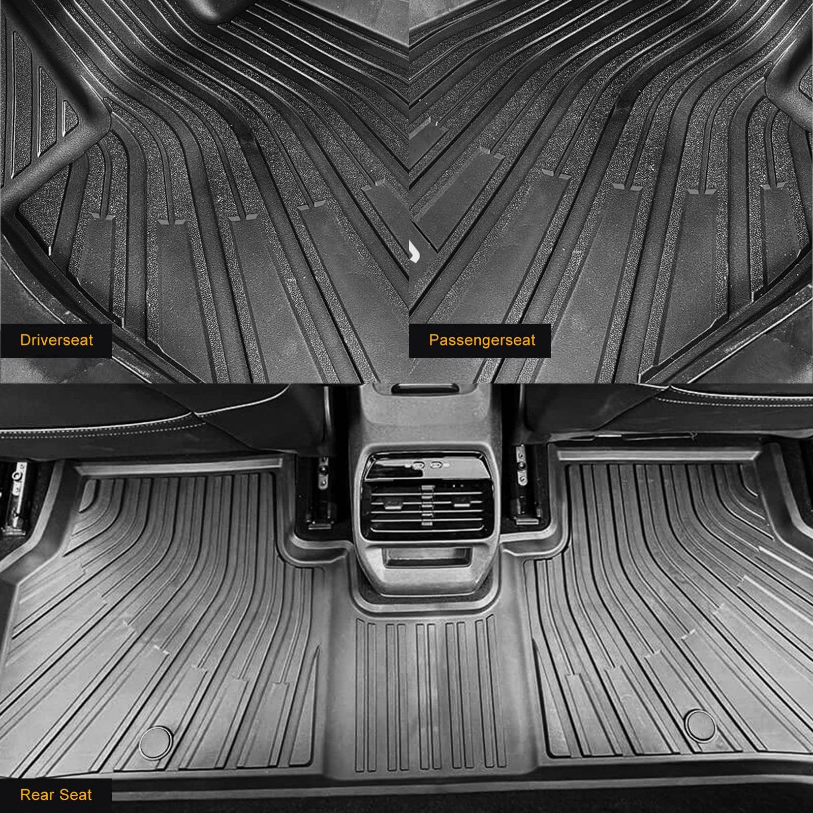 3W Volkswagen ID.4 2021-2023 Custom Floor Mats TPE Material & All-Weather Protection Vehicles & Parts 3Wliners   