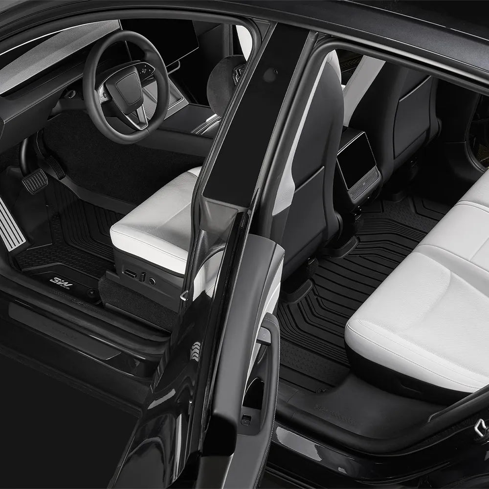 3W Floor Mats / Trunk Mat for Tesla Model Y Juniper 2025-2026  All Weather Protection Floor Mats Trunk Mat Back Seat Cover Set Full Protcetion