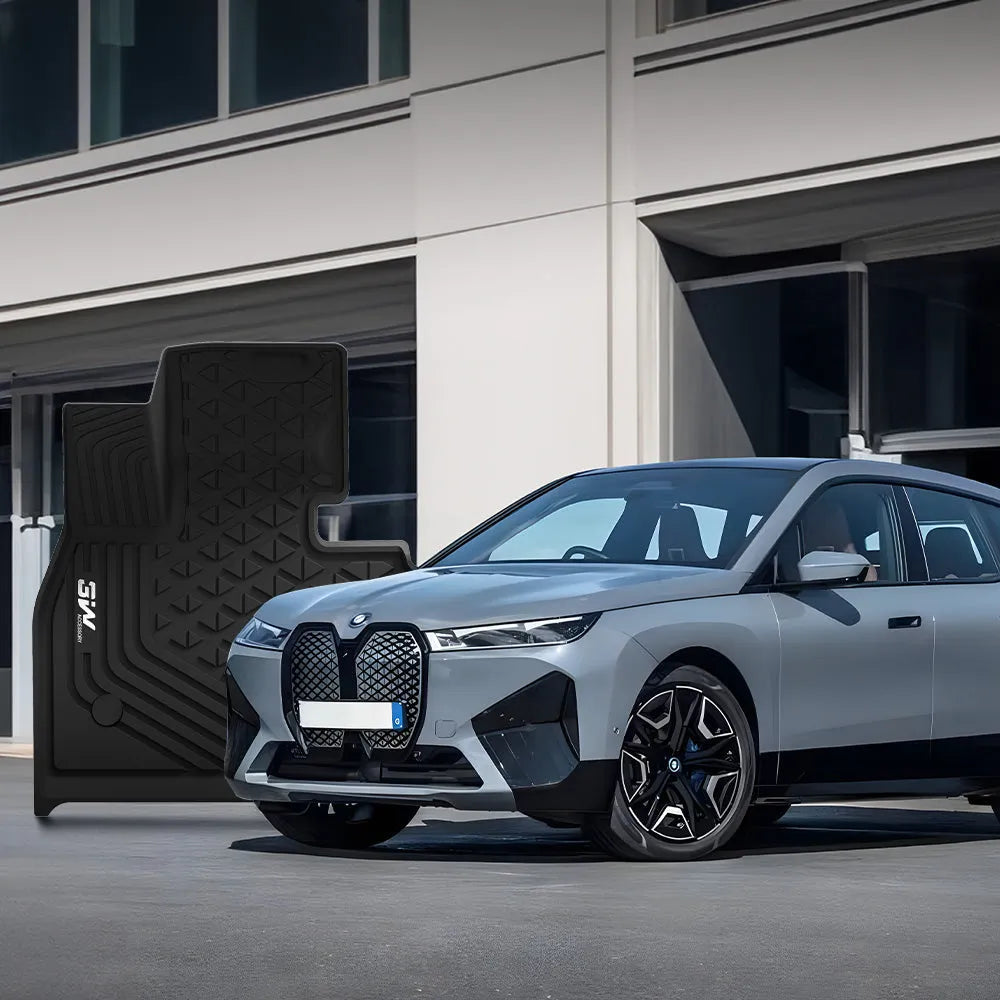 3W BMW iX 2022-2025 Custom Floor Mats / Trunk Mats TPE Material & All-Weather Protection Vehicles & Parts 3Wliners   