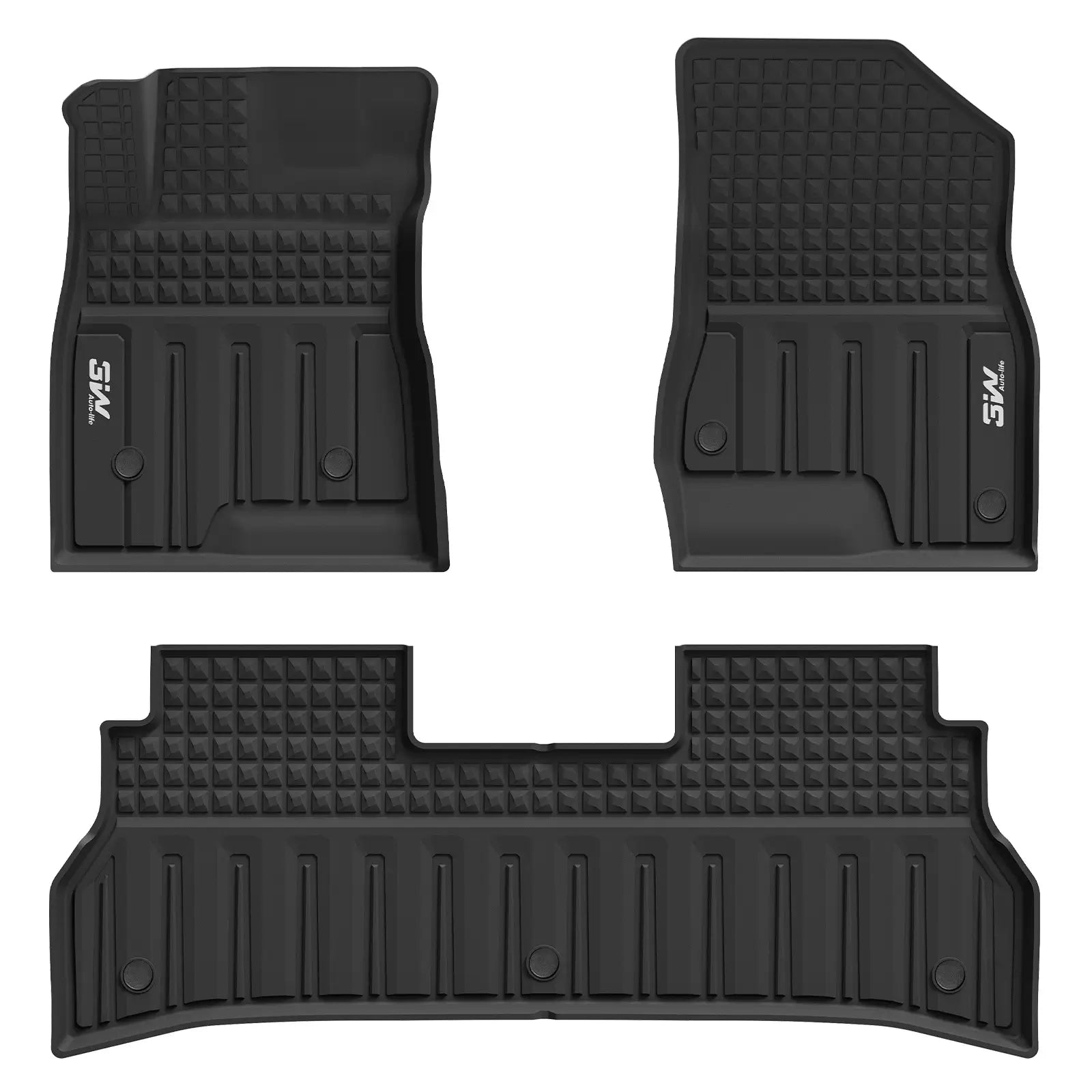3W Custom Floor Mats for Chevy / Chevrolet Trax & Buick Envista 2024-2025 Thorex™ All-Weather Protection - 3Wliners