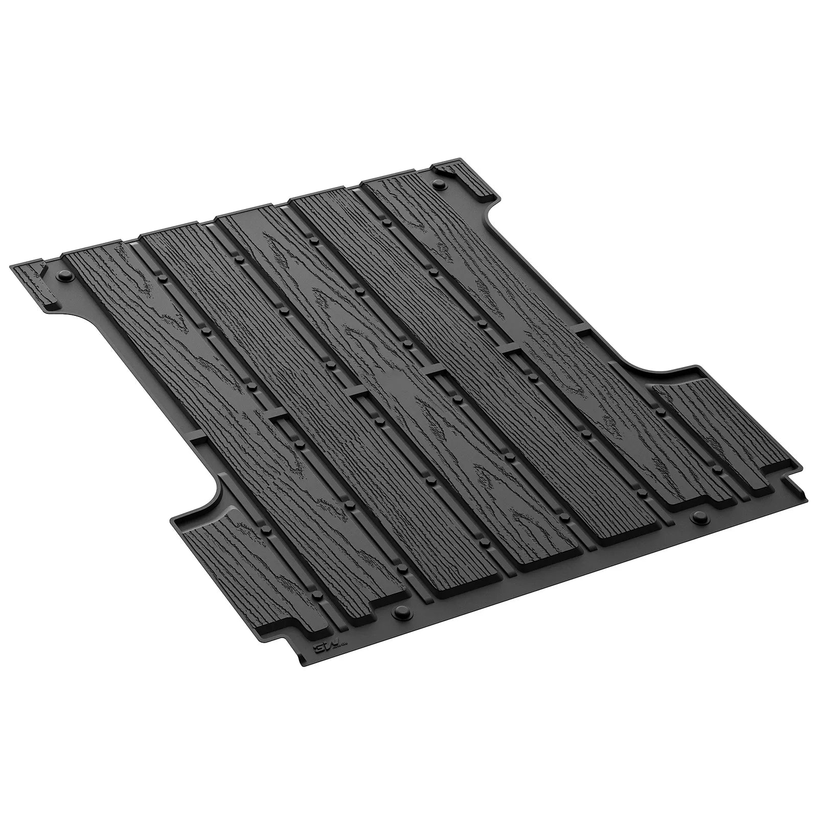 3W All-Weather Floor Mats Fit Ford F150 / F-150 Lightning SuperCrew Cab 2015-2025 (with Original Folding Under-Seat Storage Box) - 3Wliners