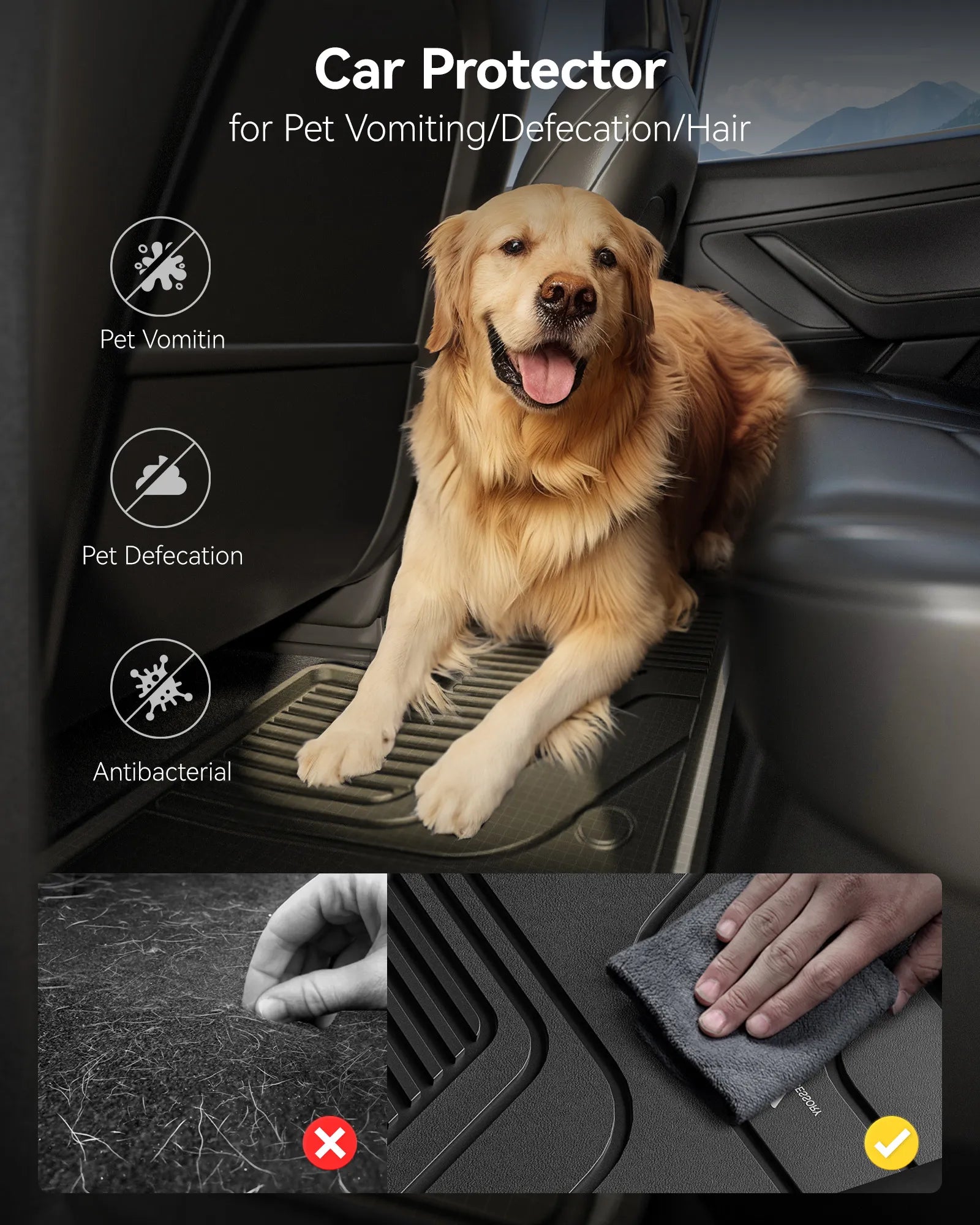 3W Honda Civic 2022-2027(Non Hatchback) Custom Floor Mats Cargo Liner TPE Material & All-Weather Protection Vehicles & Parts 3Wliners 