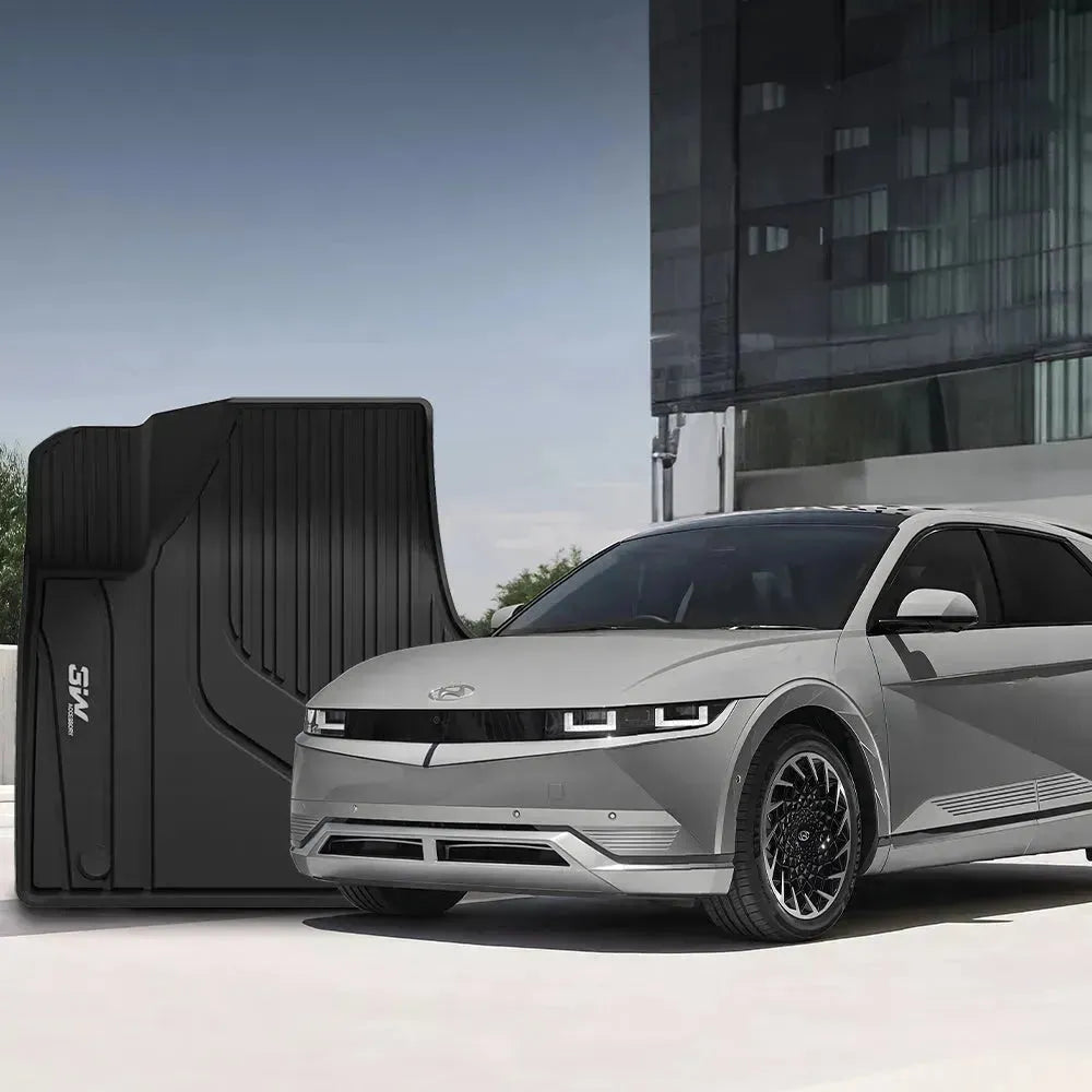 3W 2022-2024 Hyundai Ioniq 5 Custom Floor Mats TPE Material & All-Weather Protection Vehicles & Parts 3Wliners   