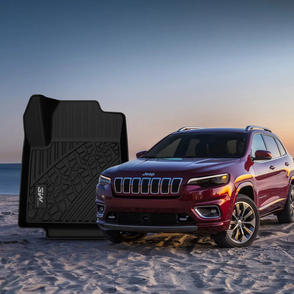 Jeep Cherokee 2015-2023 Custom Floor Mats / Trunk Mat TPE Material & All-Weather Protection  3Wliners   
