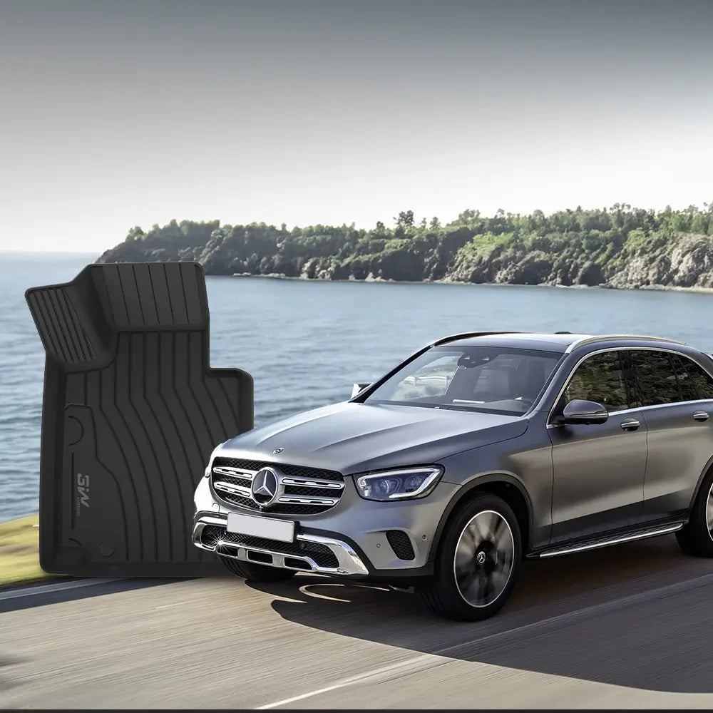 3W Mercedes-Benz GLC 2016-2022 Custom Floor Mats / Trunk Mat TPE Material & All-Weather Protection Vehicles & Parts 3Wliners   