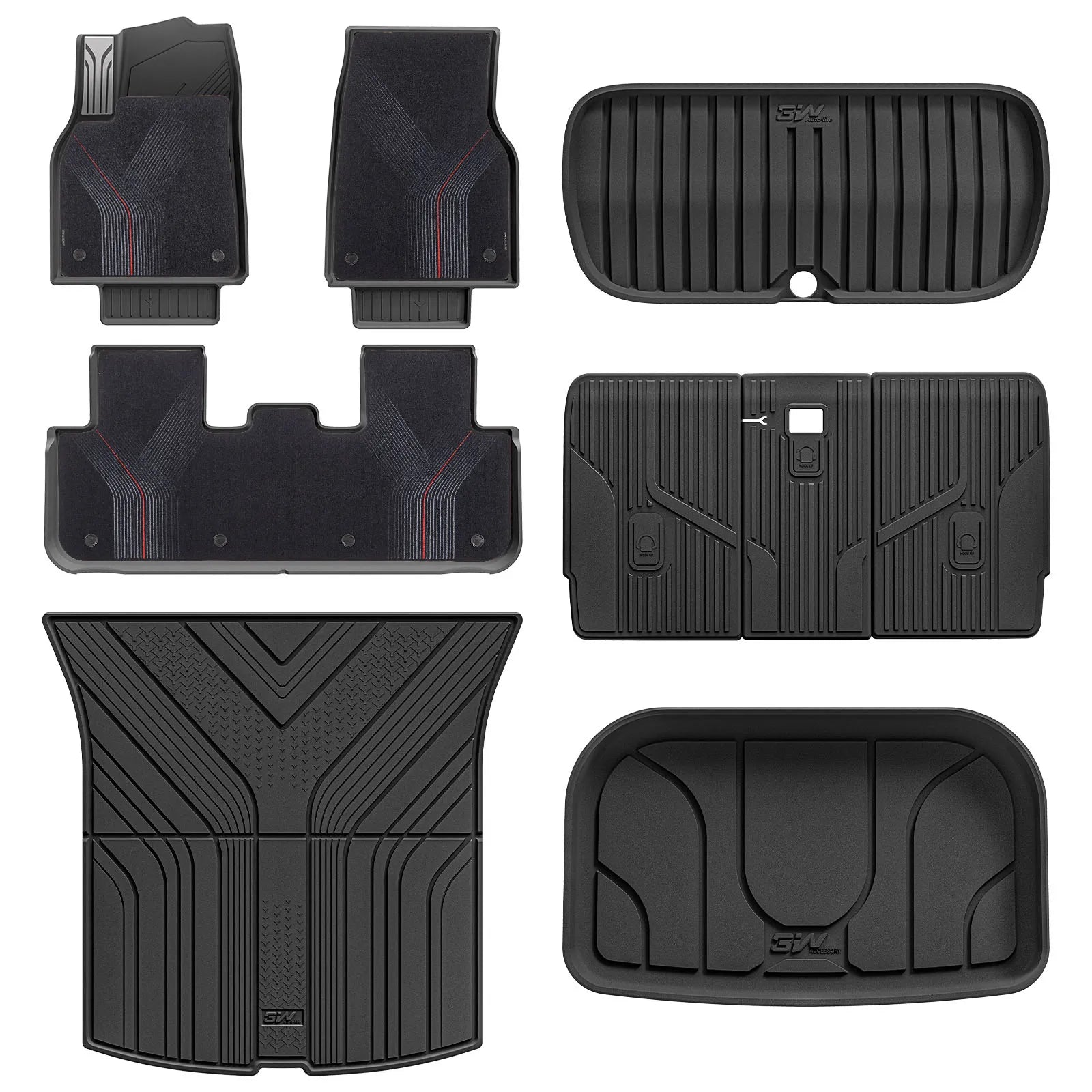 3W Floor Mats / Trunk Mat for Tesla Model Y Juniper 2025-2026 Thorex™ All Weather Protection - CA 3Wliners