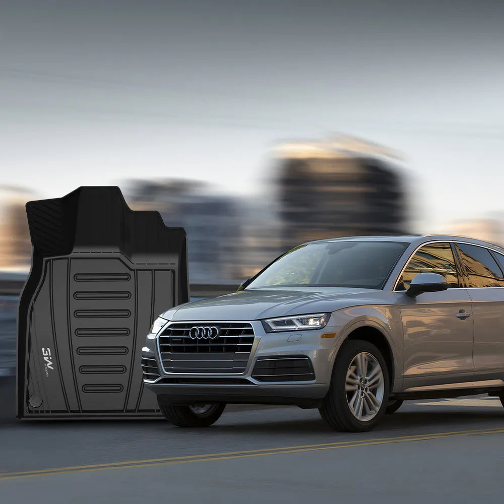 3W Audi Q5/SQ5 2018-2024 Custom Floor Mats TPE Material & All-Weather Protection Vehicles & Parts 3Wliners   