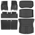 3W Tesla Model 3 2024-2026 Highland New Generation Custom Floor Mats / Trunk Mats TPE Material & All-Weather Protection