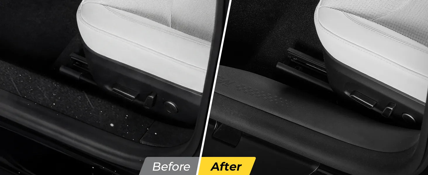3W Tesla Model 3 Highland 2024-2026 Door Sill Guards 5PCS Trunk Protector Custom Fit Car Accessories TPE Anti-Kick Door Entry Cover