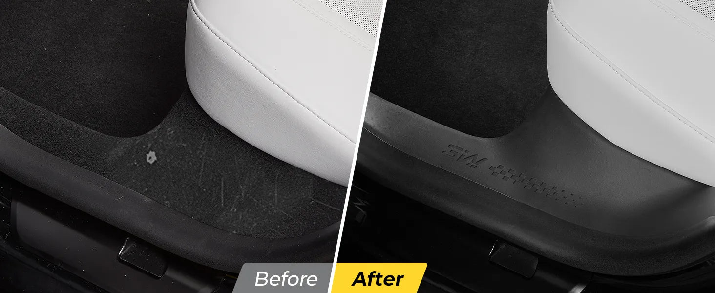 3W Tesla Model 3 Highland 2024-2026 Door Sill Guards 5PCS Trunk Protector Custom Fit Car Accessories TPE Anti-Kick Door Entry Cover