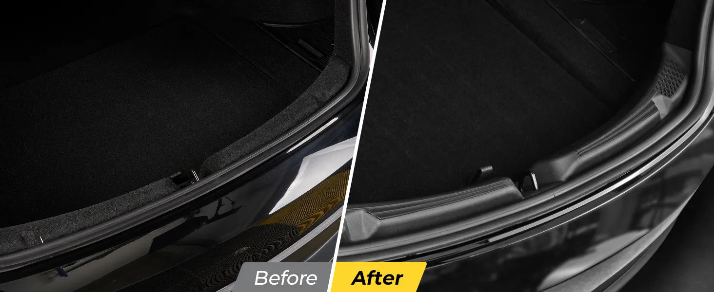 3W Tesla Model 3 Highland 2024-2026 Door Sill Guards 5PCS Trunk Protector Custom Fit Car Accessories TPE Anti-Kick Door Entry Cover