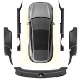 3W Tesla Model Y Juniper 2025 2026 (Only Fits 5-Seat Premium AWD/RWD & Performance) Door Sill Protector Trunk Sill Guards Full Protection