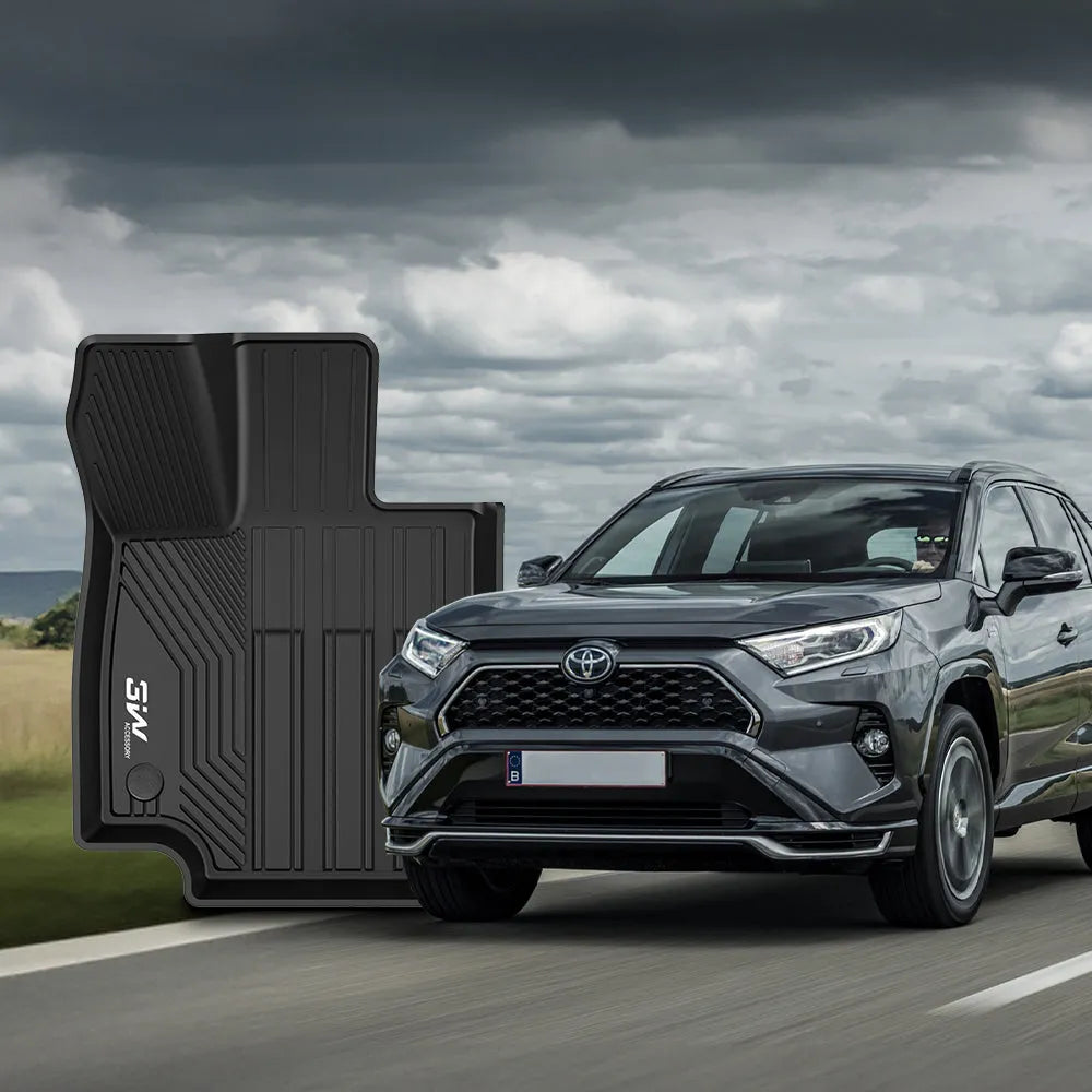 3W Toyota RAV4 2019-2024 Custom Floor Mats Cargo Liner TPE Material & All-Weather Protection Vehicles & Parts 3Wliners   